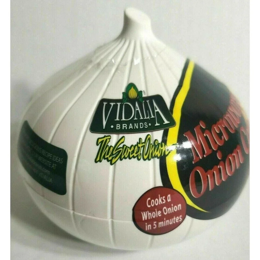 Set of 2 New Vidalia Onion Cooker Microwaves Sweet Onion in 5 Minutes! Delicious